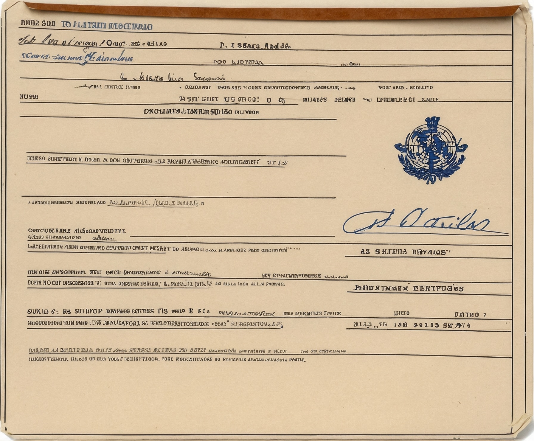 Entrega rápida de documentos legales urgentes.